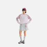 DAXUEN color-blocked long sleeve crew neck top