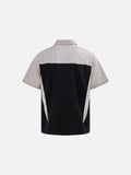 DAXUEN Color-blocked short-sleeved polo shirt