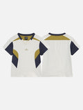 DAXUEN Paneled Away Kit V-Neck Tee