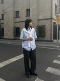 DAXUEN Color Splash Button-Up Shirt | DAXUEN — model photo