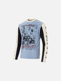 Comic-Strip Multi-Panel Long Sleeve Tee