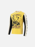 Comic-Strip Multi-Panel Long Sleeve Tee