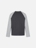DAXUEN dark grey constellation graphic long-sleeved t-shirt