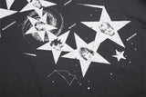 DAXUEN dark grey constellation graphic long-sleeved t-shirt