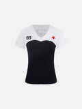 Contrast Color Block Women's T-Shirt