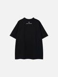 DAXUEN Contrast mesh short-sleeve T-shirt