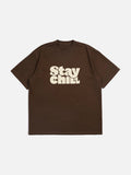 Contrasting Bold Graphic Oversized T-Shirt