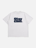 Contrasting Bold Graphic Oversized T-Shirt