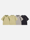 DAXUEN Casual T-shirt with contrasting colors and graphics