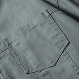 DAXUEN light grey contrasting corduroy collar boxy jacket
