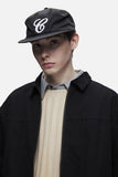 DAXUEN light grey contrasting corduroy collar boxy jacket