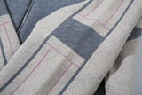 DAXUEN grey oversized contrasting knit cardigan