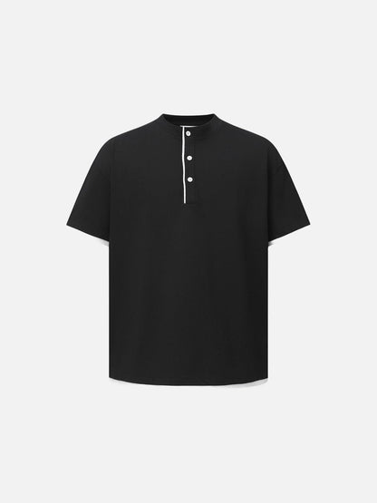 DAXUEN Relaxed fit short-sleeved t-shirt with contrasting trim