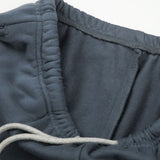 DAXUEN light blue distressed wide-leg denim jeans with cream ribbed waistband