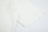 DAXUEN white crescent moon and winged figure graphic t-shirt
