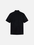 DAXUEN Men's loose-fitting polo shirt with red embroidery