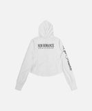 DAXUEN Cropped fitted full-zip hoodie with graphics