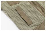 DAXUEN olive green and beige cropped hooded jacket