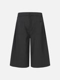 DAXUEN Cropped wide-leg culotte pants with pinstripes