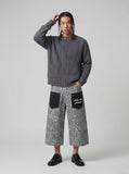 DAXUEN Cropped Wide-Leg Leopard Print Trousers | DAXUEN — model photo