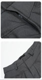 DAXUEN dark grey cropped wide-leg trousers