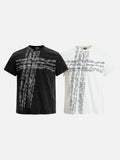DAXUEN Cross graphic relaxed fit t-shirt