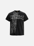 DAXUEN Cross graphic relaxed fit t-shirt