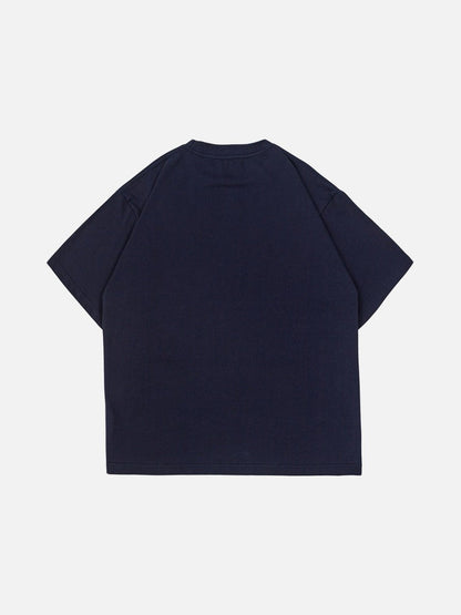Bold Cloud and Script Graphic Tee