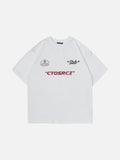 Bold Cloud and Script Graphic Tee