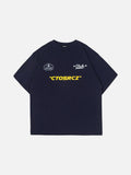 Bold Cloud and Script Graphic Tee