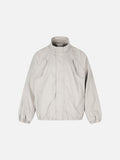 DAXUEN black bomber jacket with curved chest flaps