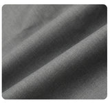 DAXUEN light grey curved-knife wide-leg trousers