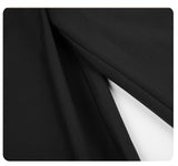 DAXUEN dark grey curved leg high-rise trousers with button detail