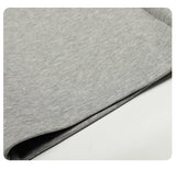 DAXUEN light grey wide-leg curved silhouette pants