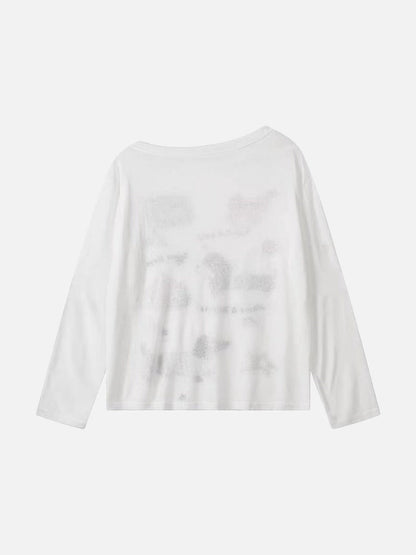 DAXUEN Dachshund graphic long sleeve top