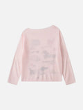 DAXUEN Dachshund graphic long sleeve top