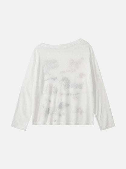 DAXUEN Dachshund graphic long sleeve top