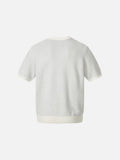DAXUEN Dark Cross Graphic Knitted T-Shirt