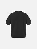 DAXUEN Dark Cross Graphic Knitted T-Shirt