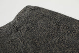 DAXUEN dark grey leopard print wide-leg pants