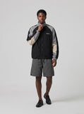 DAXUEN Dark grey loose-fit athletic shorts with pockets — model photo