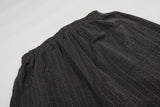 DAXUEN dark grey pinstriped wide-leg pants