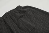 DAXUEN dark grey pinstriped wide-leg pants