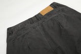 DAXUEN dark grey wide-leg cargo pants with silver spikes