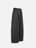 DAXUEN dark grey wide-leg trousers with pleats