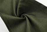 DAXUEN dark olive wide-leg trousers with plaid pockets