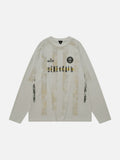 DAXUEN Vintage Striped Long Sleeve Kit Tee