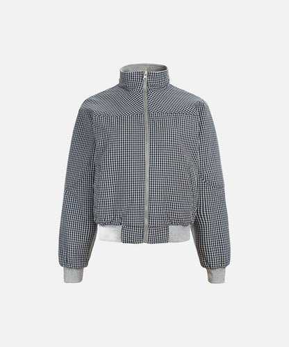 DAXUEN Deconstructed bomber jacket with ribbed cuffs and collar