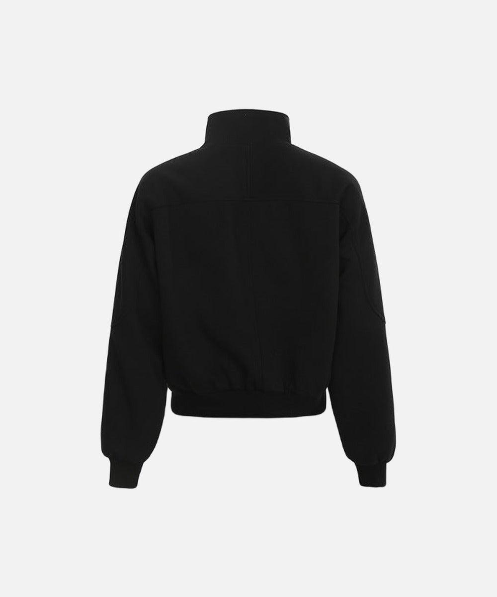 DAXUEN Deconstructed bomber jacket with ribbed cuffs and collar
