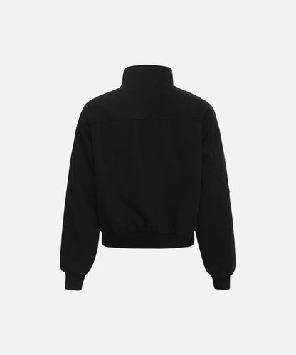 DAXUEN Deconstructed bomber jacket with ribbed cuffs and collar